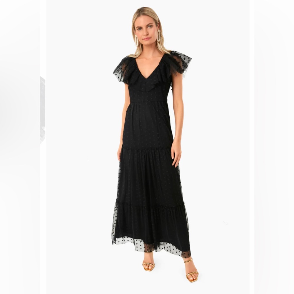 Tuckernuck Black Onyx Tulle Giselle Gown